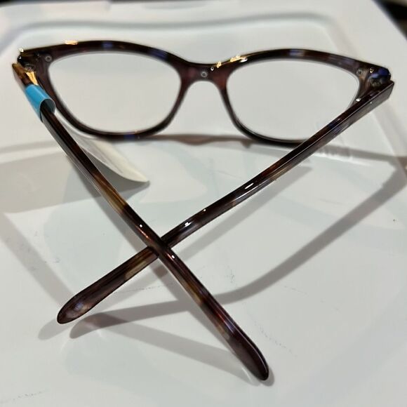 Foster Grant NWT EZ2C Readers Brown Gold trim. 2.00 mag. EG20 - Picture 2 of 4